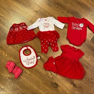 Newborn Baby Girl Christmas Bundle